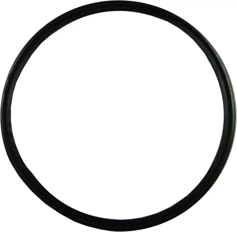 Schwarze Dichtung in Ringform, geeignet für verschiedene Anwendungen. Produkt von Bosch, geeignet für den Einsatz in Dichtungen und Abdichtungen.